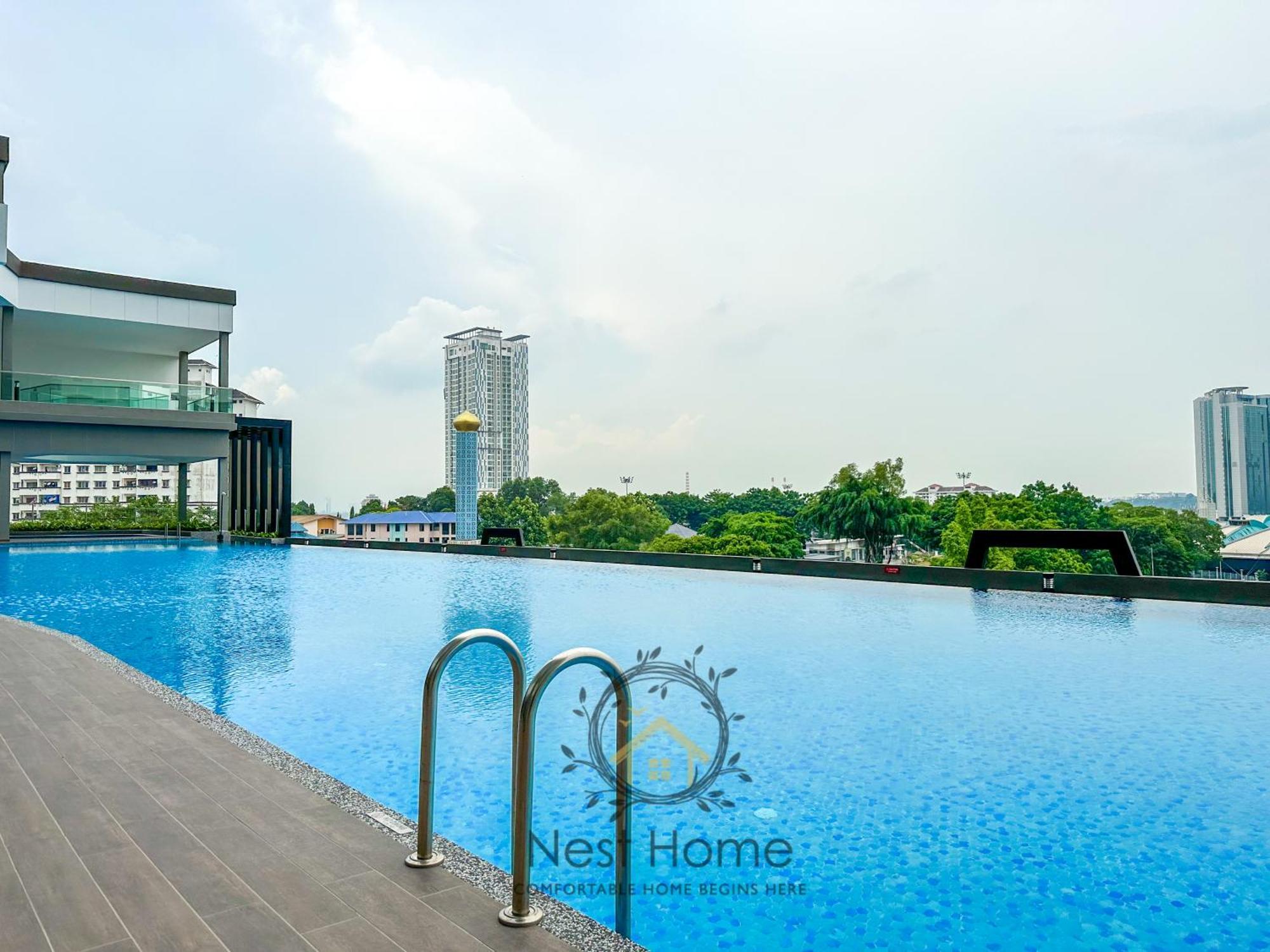 Twin Tower Residence By Nest Home【5 Mins Walk To Ciq】 Johor Bahru Bagian luar foto