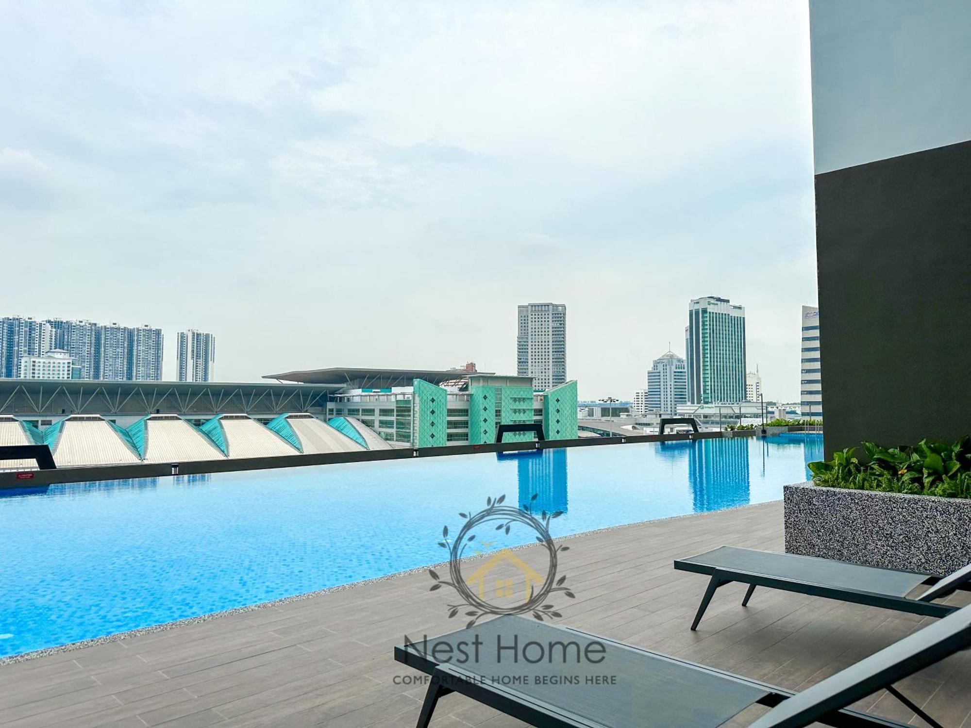 Twin Tower Residence By Nest Home【5 Mins Walk To Ciq】 Johor Bahru Bagian luar foto